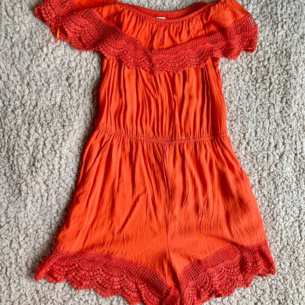 orange romper